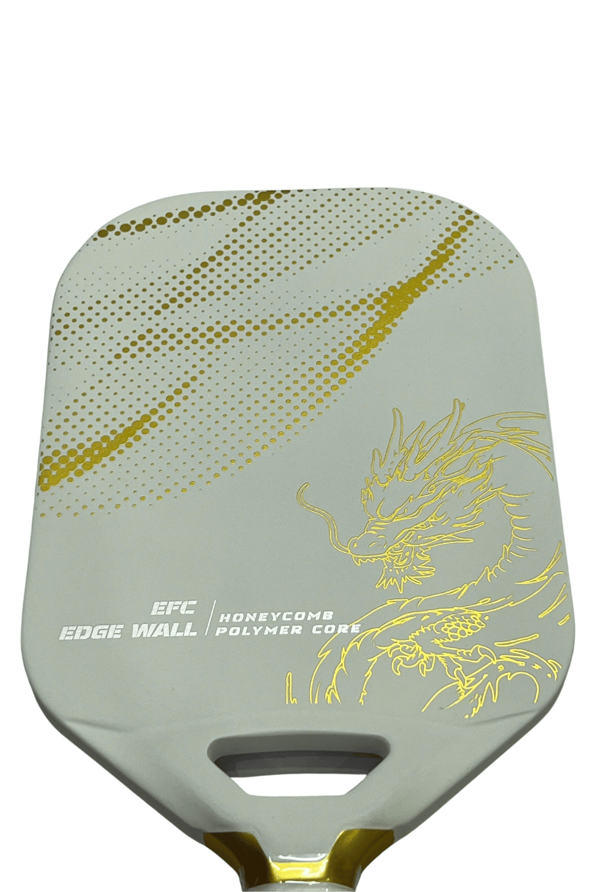 VỢT PICKLEBALL CARBON  ÉP LIỀN KHỐI JSRG MÃ 131 (3K) MÀU RỒNG TRẮNG